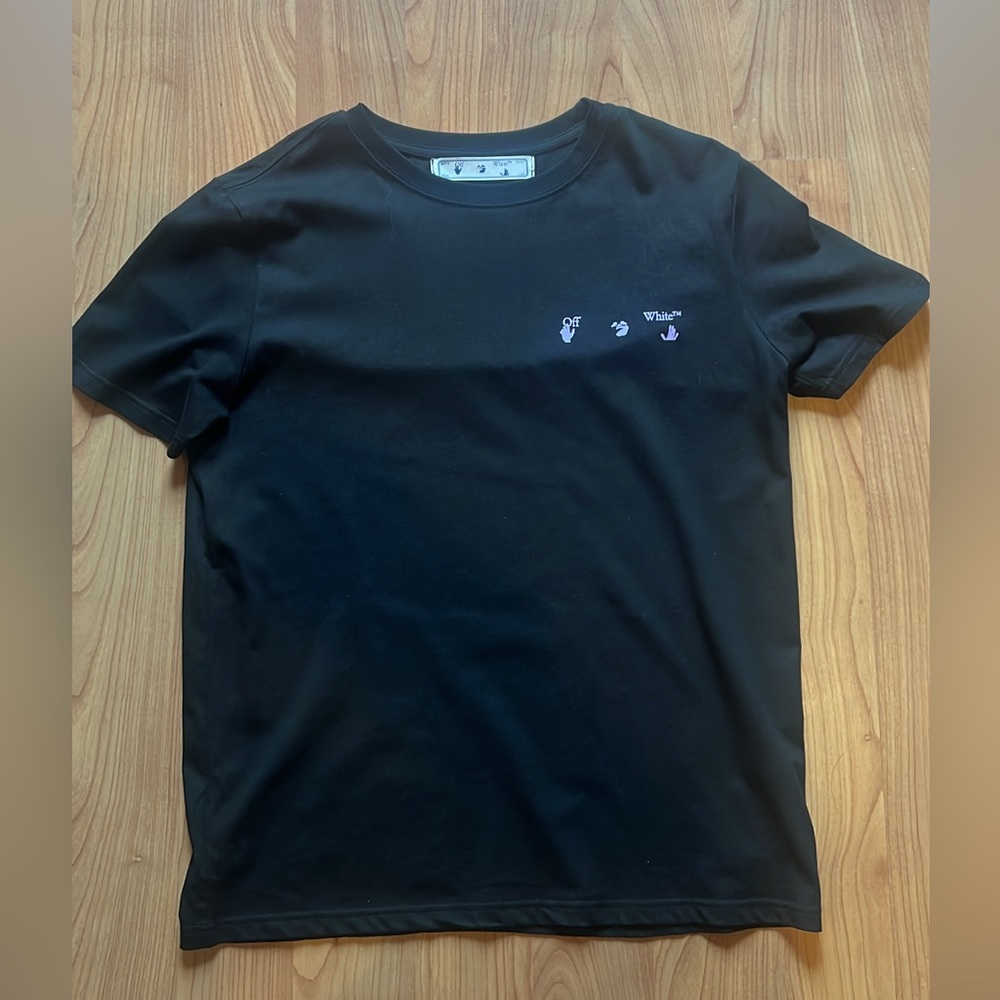 Off-White Black Graphic Tee